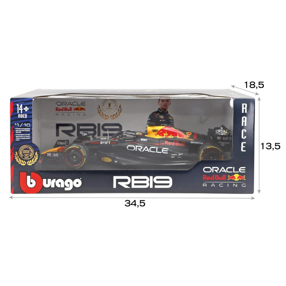 Miniatura 1:18 Red Bull Racing RB19 (2023) - 34,5cm