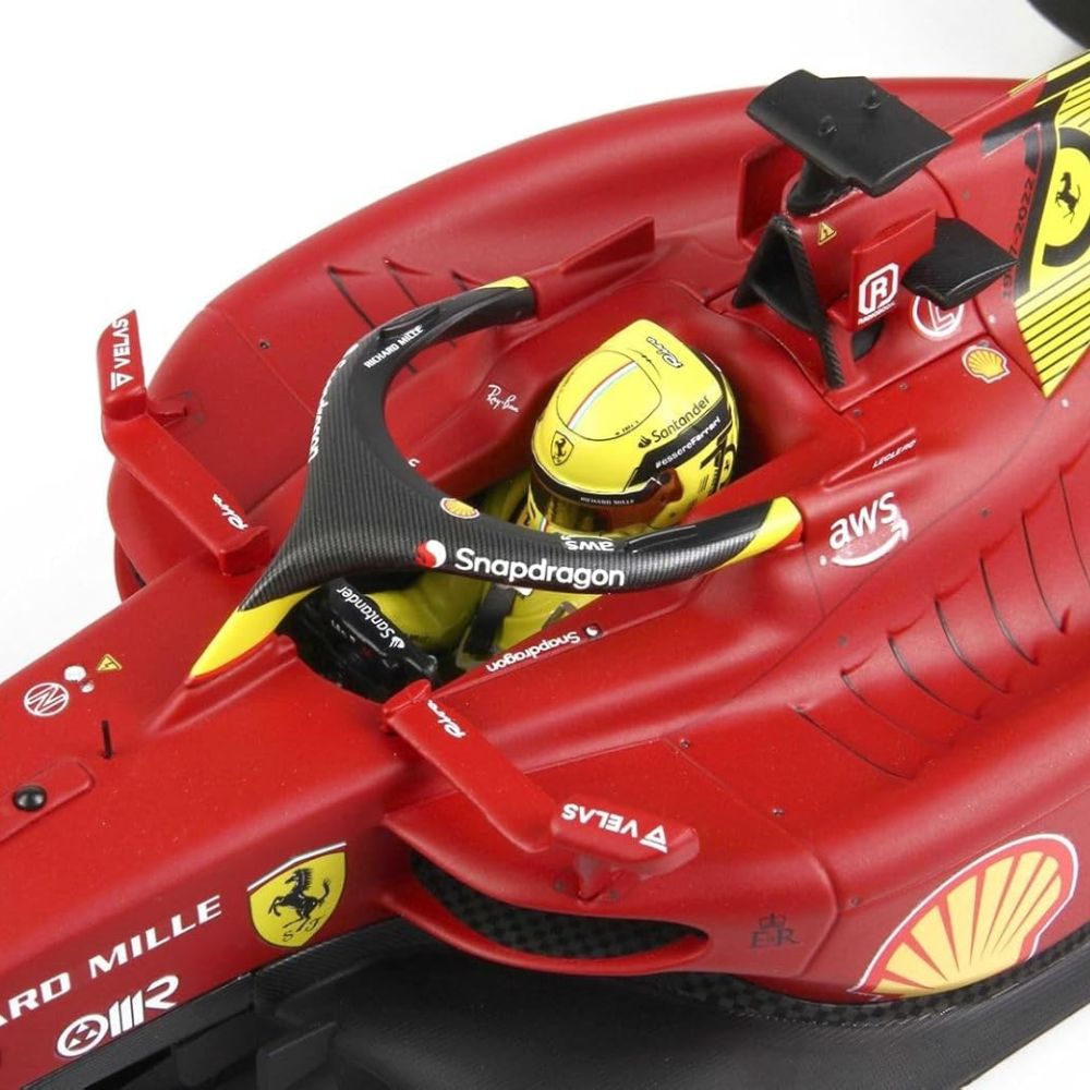 Miniatura 1:18 Scuderia Ferrari F1-75th Edição Especial (2022) - 34,5cm