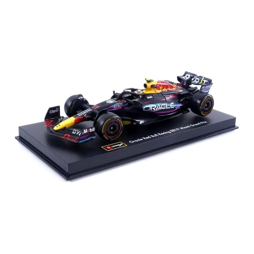 Miniatura 1:43 Red Bull Racing RB19 Edição Miami (2023) - 13cm