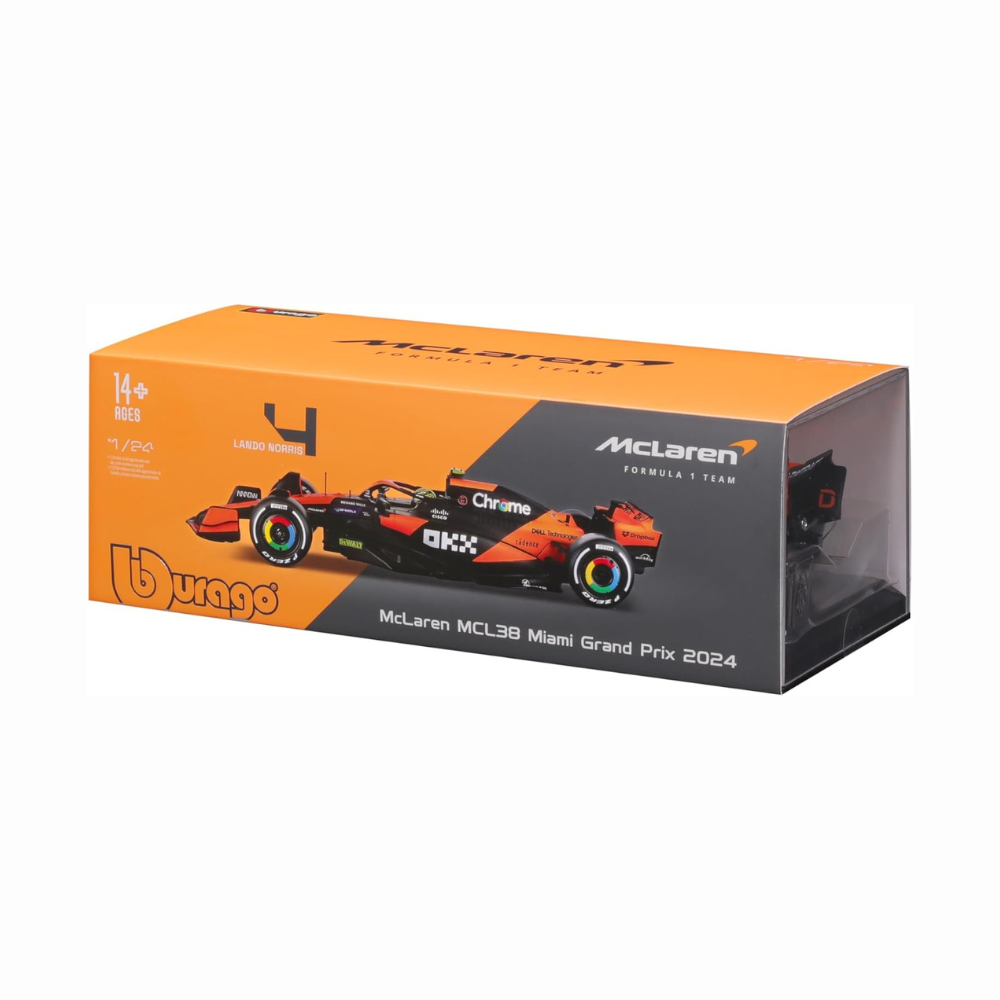 Miniatura 1:24 Mclaren MCL38 (2024) - 24cm