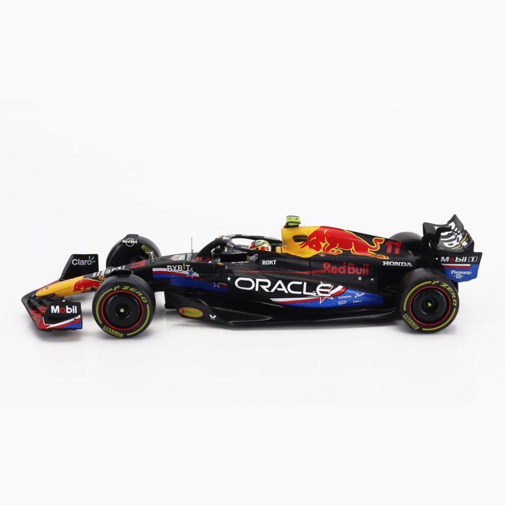 Miniatura 1:24 Red Bull Racing RB19 GP dos Estados unidos (2023) - 24cm