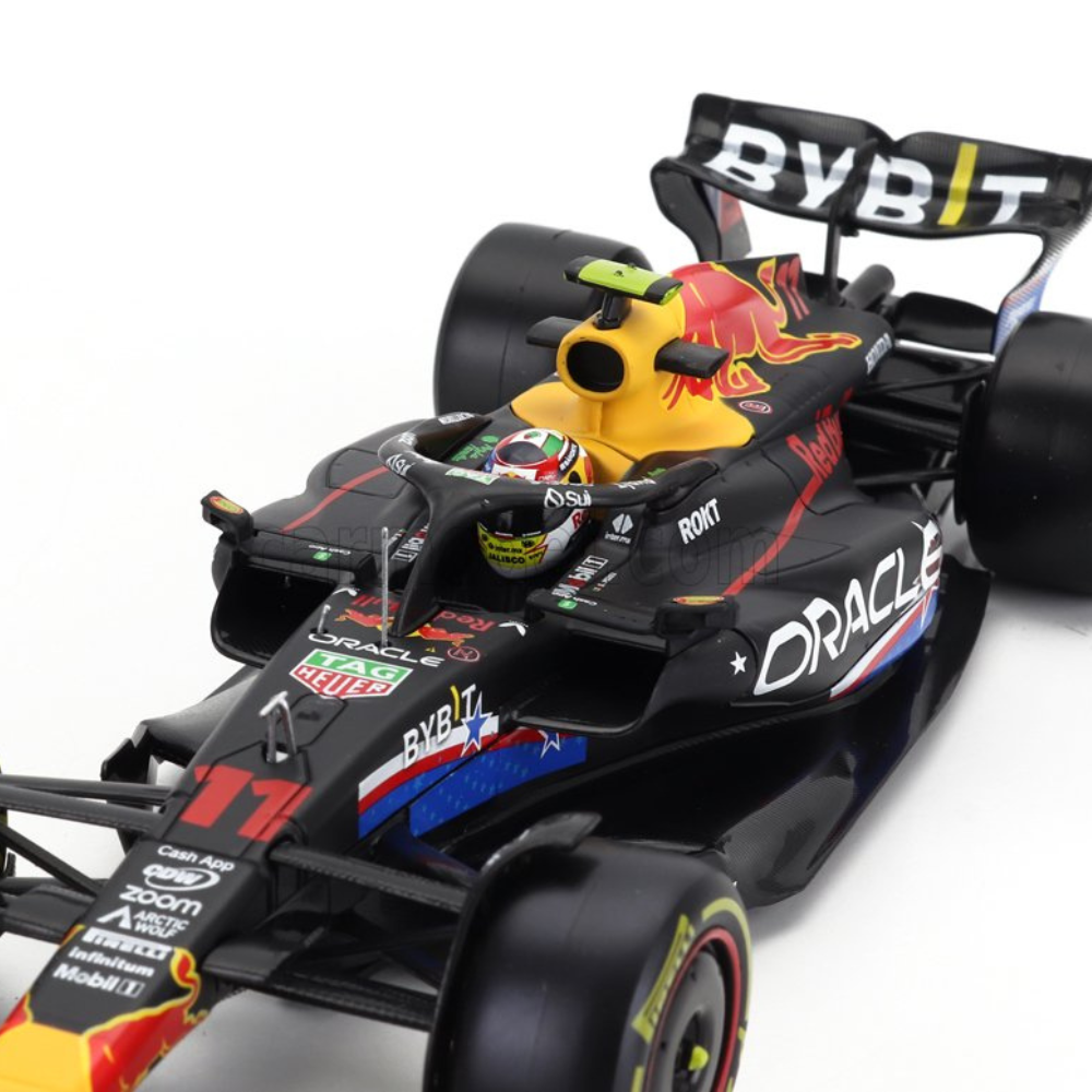 Miniatura 1:24 Red Bull Racing RB19 GP dos Estados unidos (2023) - 24cm