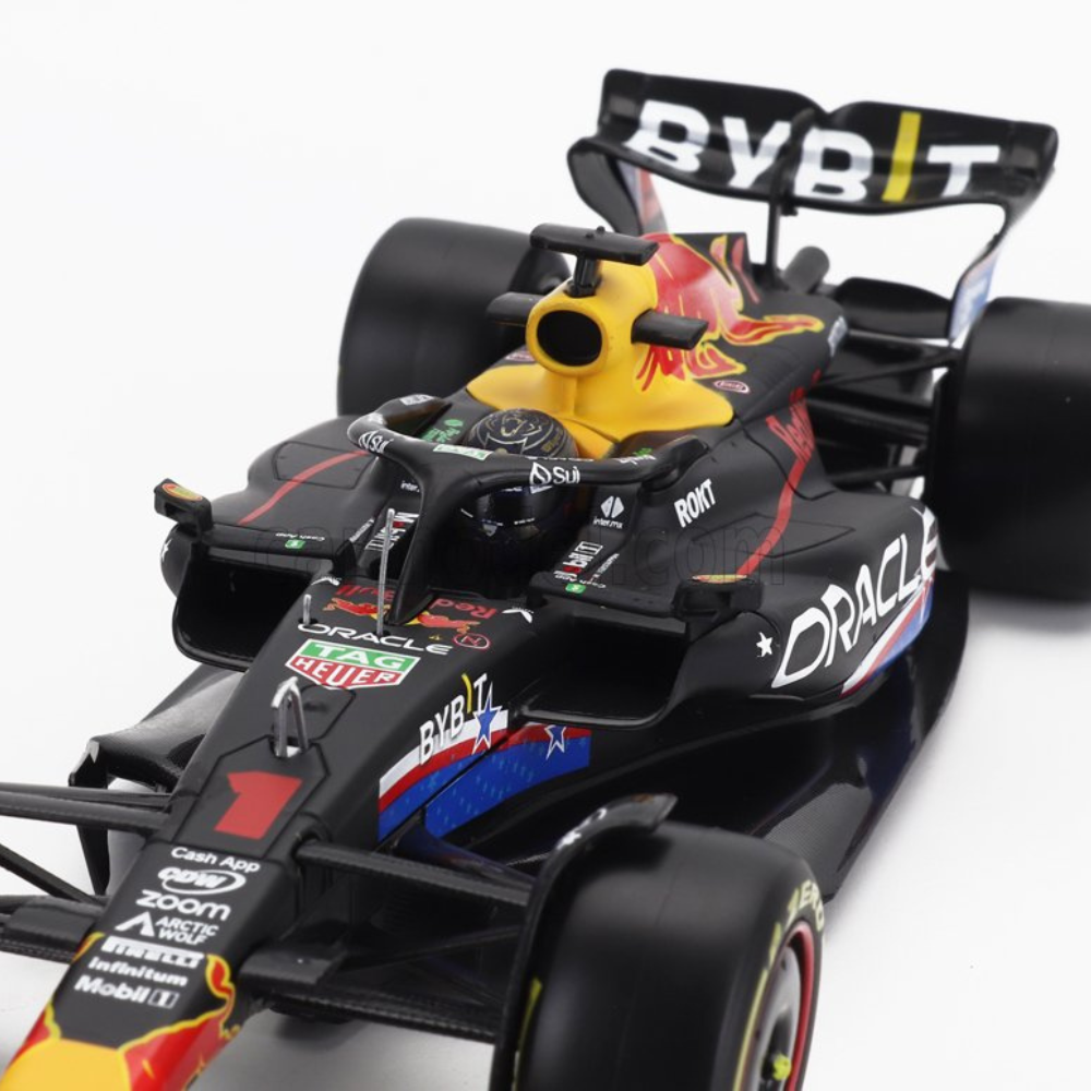 Miniatura 1:24 Red Bull Racing RB19 GP dos Estados unidos (2023) - 24cm