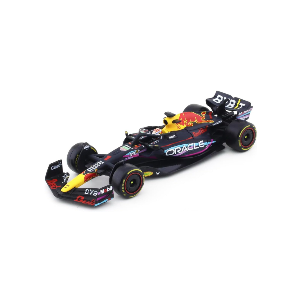Miniatura 1:43 Red Bull Racing RB19 Edição Miami (2023) - 13cm