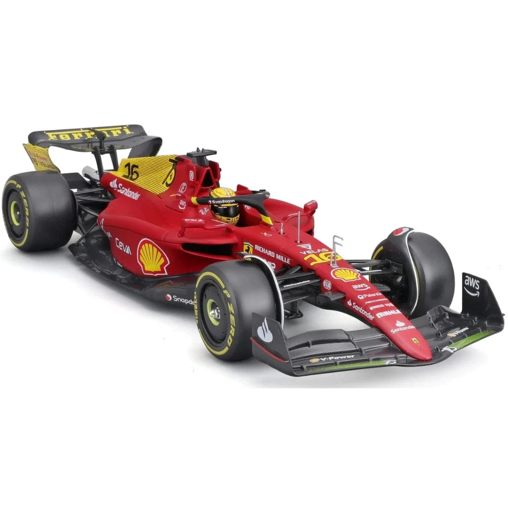 Miniatura 1:24 Scuderia Ferrari F1-75th Edição Especial (2022) - 24cm