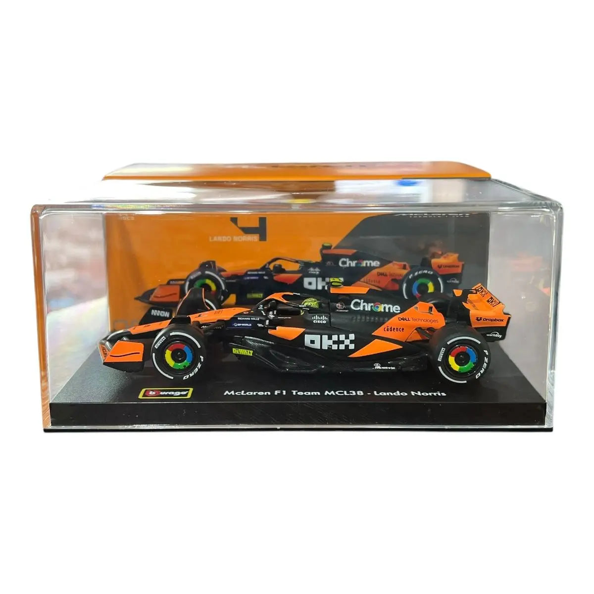 Miniatura 1:43 Mclaren MCL38 (2024) - 13cm