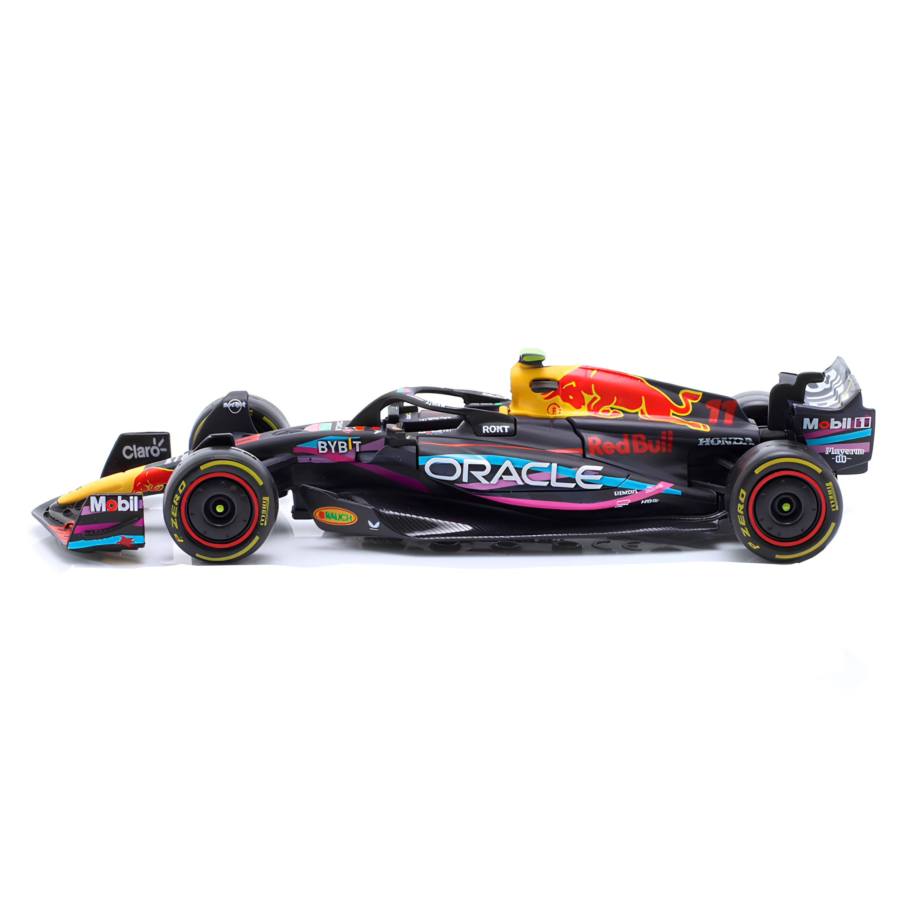 Miniatura 1:43 Red Bull Racing RB19 Edição Miami (2023) - 13cm