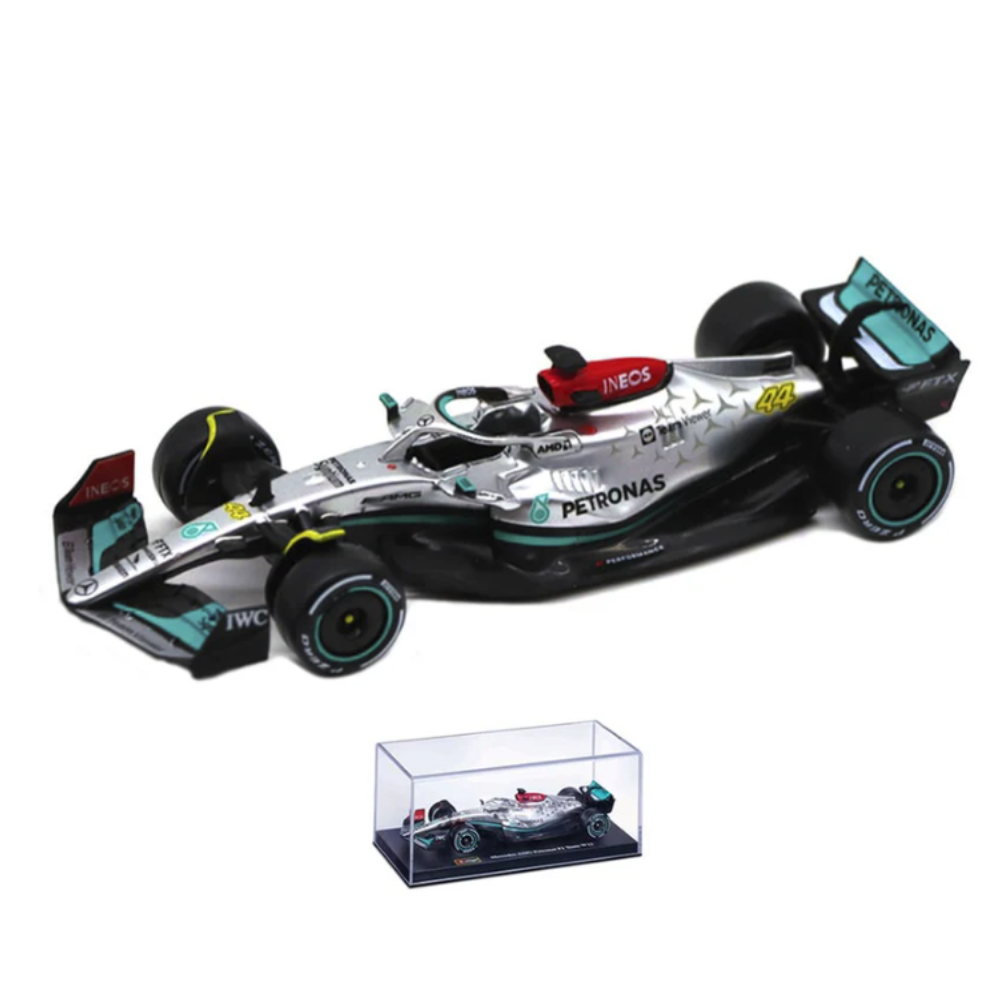 Miniatura 1:43 Mercedes AMG Petronas W13 (2022) - 13cm