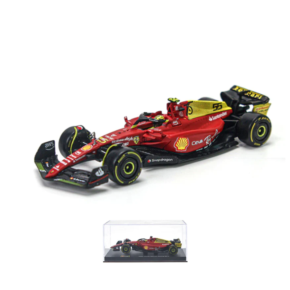 Miniatura 1:43 Scuderia Ferrari F1-75th Edição Especial (2022) - 13cm