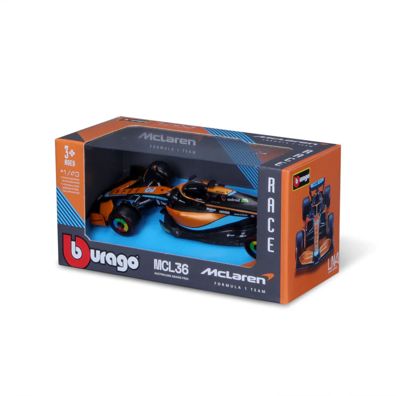 Miniatura 1:43 Mclaren MCL36 (2022) - 13cm
