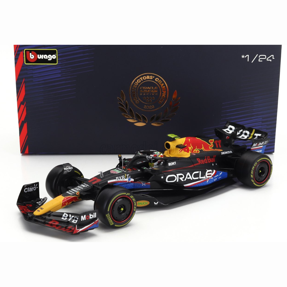 Miniatura 1:24 Red Bull Racing RB19 GP dos Estados unidos (2023) - 24cm
