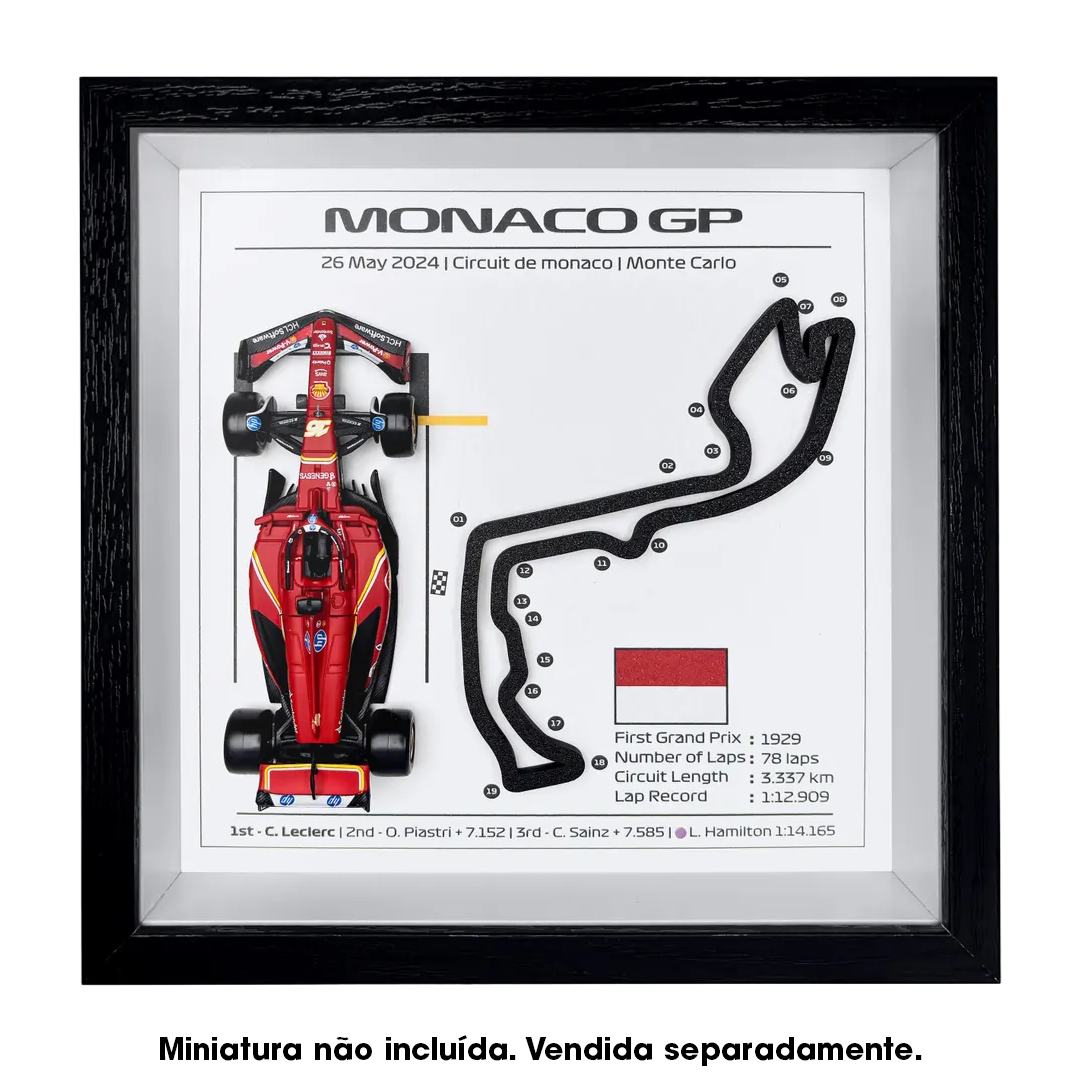 Quadro Miniatura F1 Premium - Edição Limitada