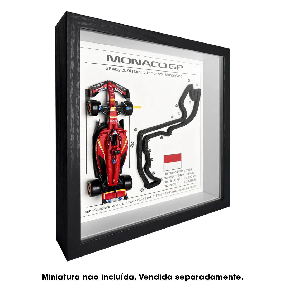 Quadro Miniatura F1 Premium - Edição Limitada