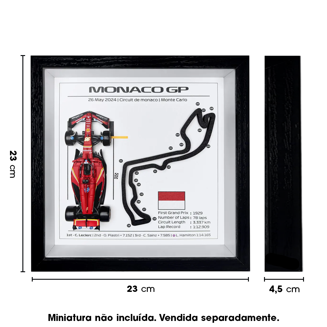 Quadro Miniatura F1 Premium - Edição Limitada