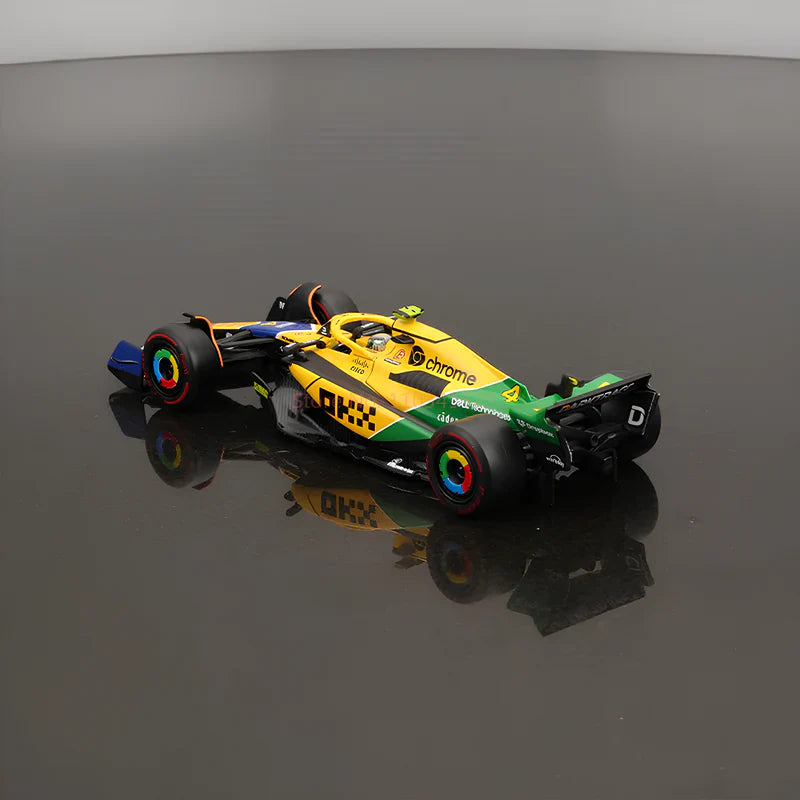 Miniatura 1:43 Mclaren MCL38 Senna Tribute (2024) - 13cm