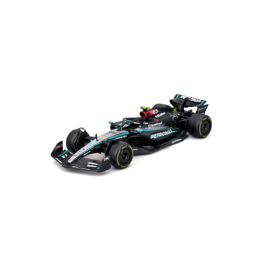 Miniatura 1:43 Mercedes AMG Petronas W15 (2024) - 13cm