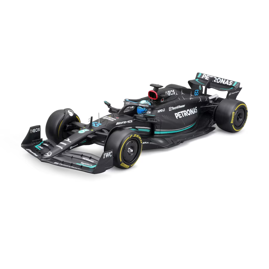 Miniatura 1:24 Mercedes AMG Petronas W14 (2023) - 24cm