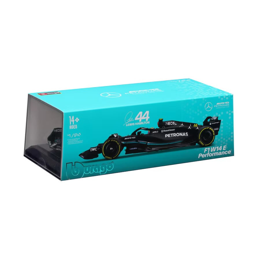Miniatura 1:24 Mercedes AMG Petronas W14 (2023) - 24cm