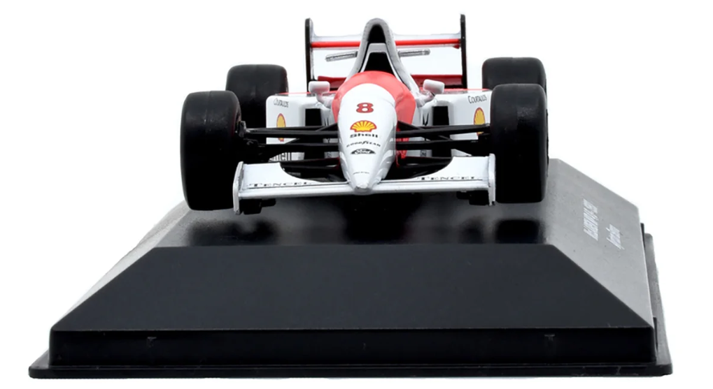 [PRÉ-VENDA] Miniatura Fórmula 1 McLaren MP 4/8 - Ayrton Senna #8 (1993) - 1:43 - Luppa