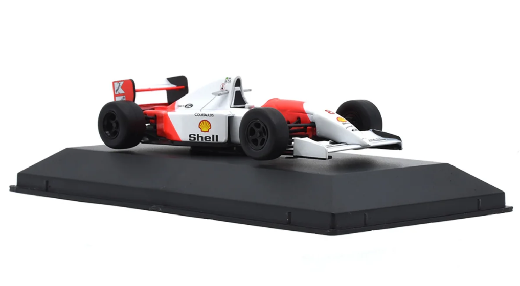 [PRÉ-VENDA] Miniatura Fórmula 1 McLaren MP 4/8 - Ayrton Senna #8 (1993) - 1:43 - Luppa